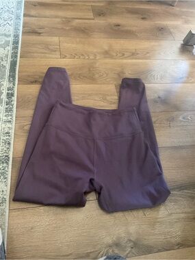 Zobha Plum High-Waist Leggings